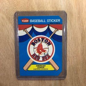 1989 - MLB  Fleer Sticker Trading Card